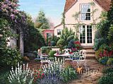 Yerres, The Aviary in The Ornamental Farm Paintings - Remembering Park Farm by Barbara Felisky